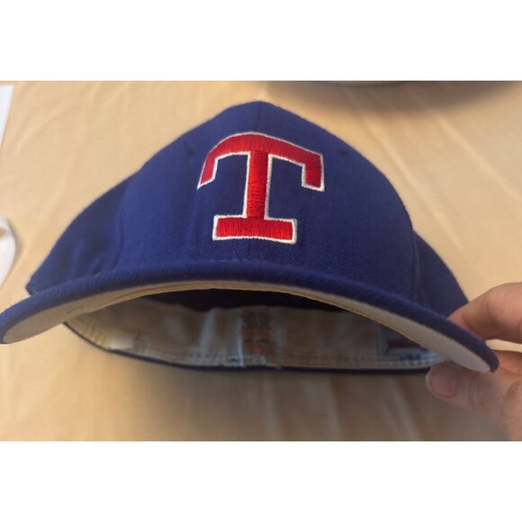 Vintage Texas Rangers Baseball Cap Pro Model Diamond Collection Hat 7 1/8" - Picture 13 of 13